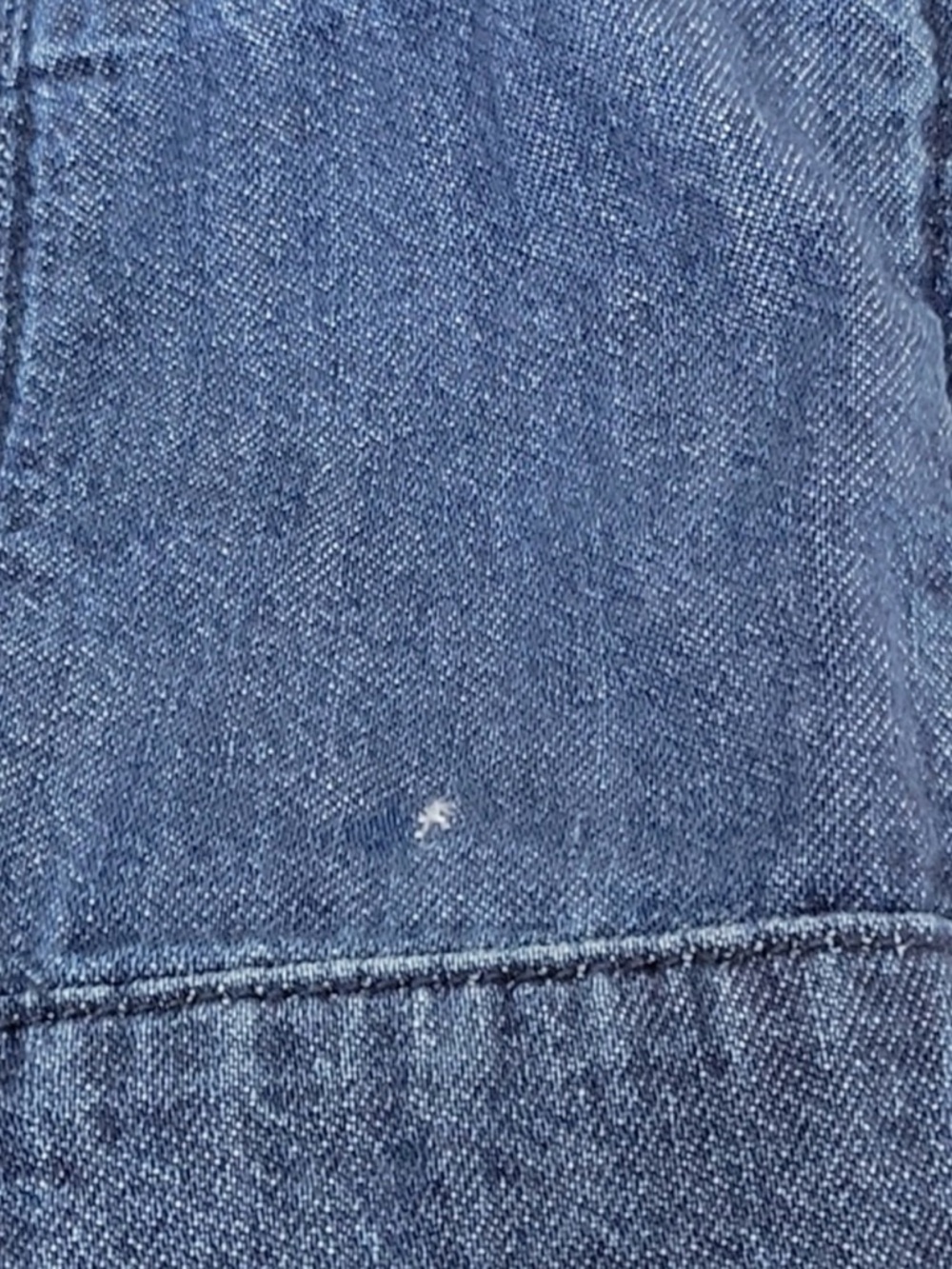 Pilcro Strapless Wide-Leg Denim Jumpsuit - Blue - Picture 10 of 10